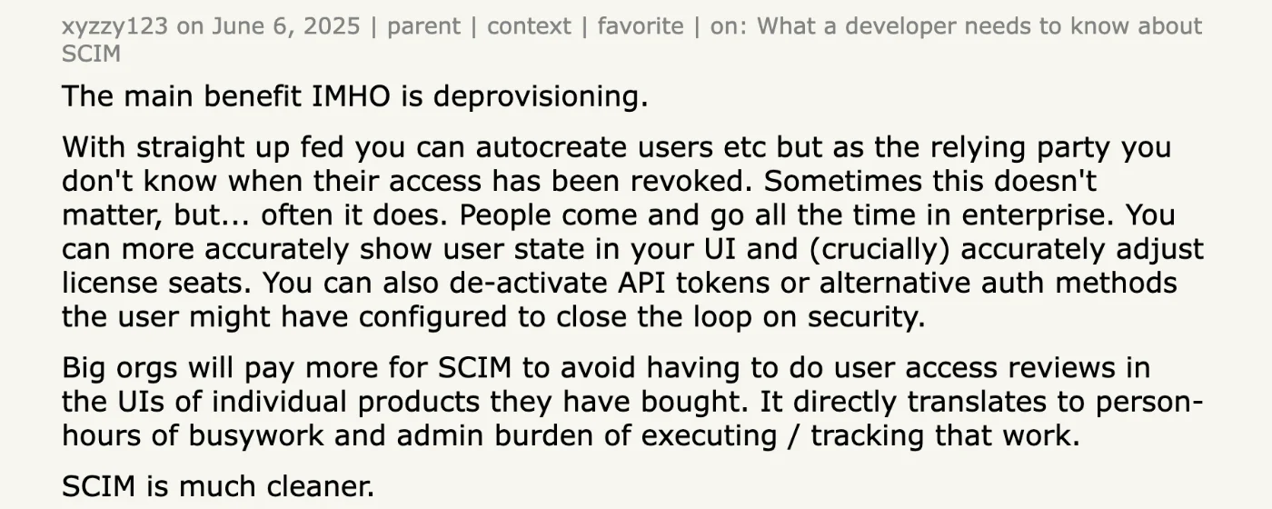 Hacker News comment by xyzzy123